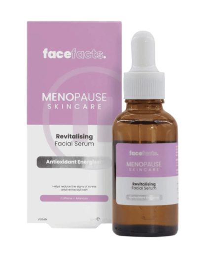 Face fact Menopause skincare revitalising facial serum