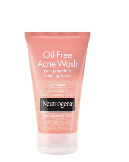 Neutrogena oil-free ACNE wash pink grapefruit foaming scrub