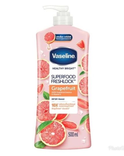 VASELINE HEALTHY BRIGHT SUPERFOOD FRESHLOCK GRAPEFRUIT LOTION
