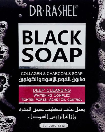 DR. RASHEL BLACK SOAP COLLAGEN & CHARCOALS SOAP